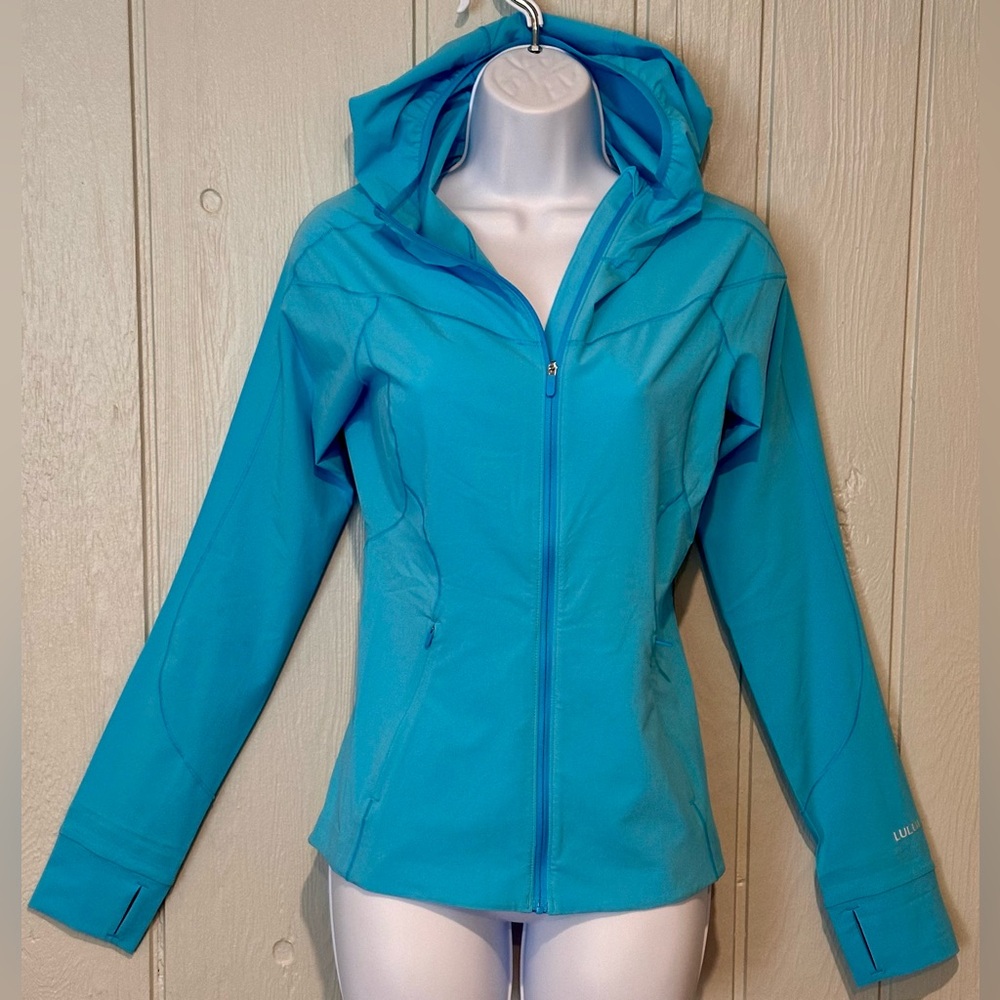 Lululemon Athletica Turquoise Hooded Jacket